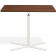 Boost Gas Lift Single Leg Table for Rectangular Tops